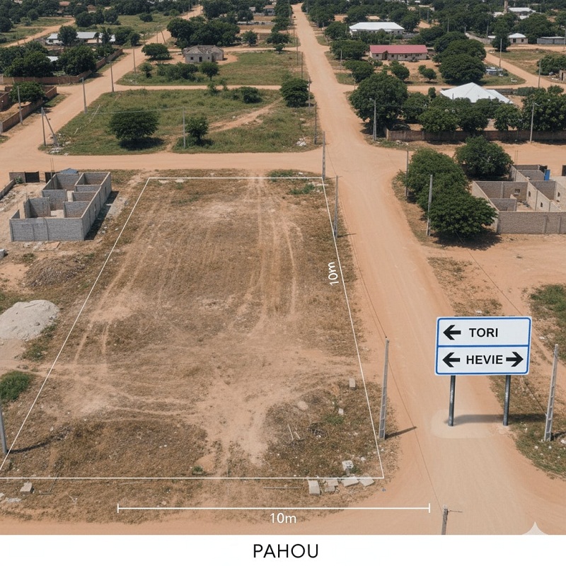 A vendre une parcelle à Pahou à Ouidah